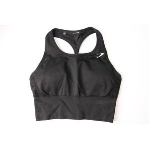 Gymshark Energy Seamless Crop Vest - Black